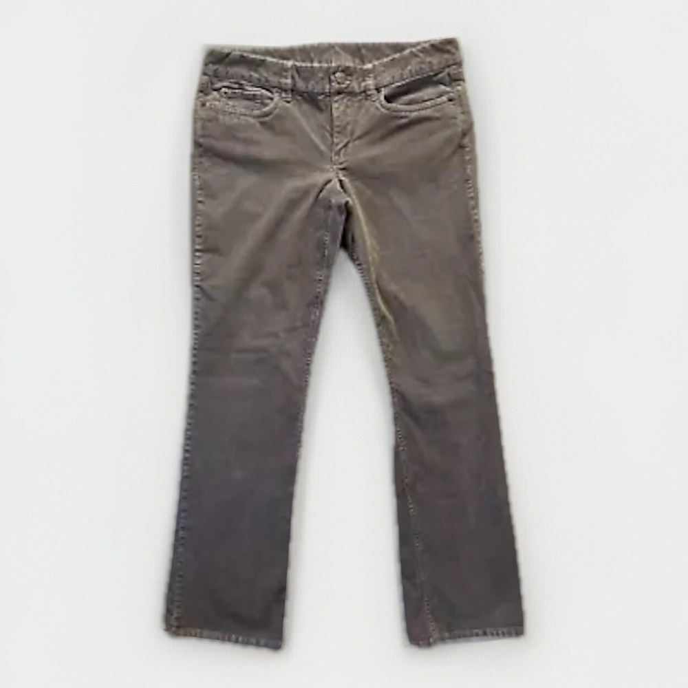 J Crew Pants Women Sz‎ 30 Short Brown Favorite Fit Corduroy Low Rise Bootcut Y2K
